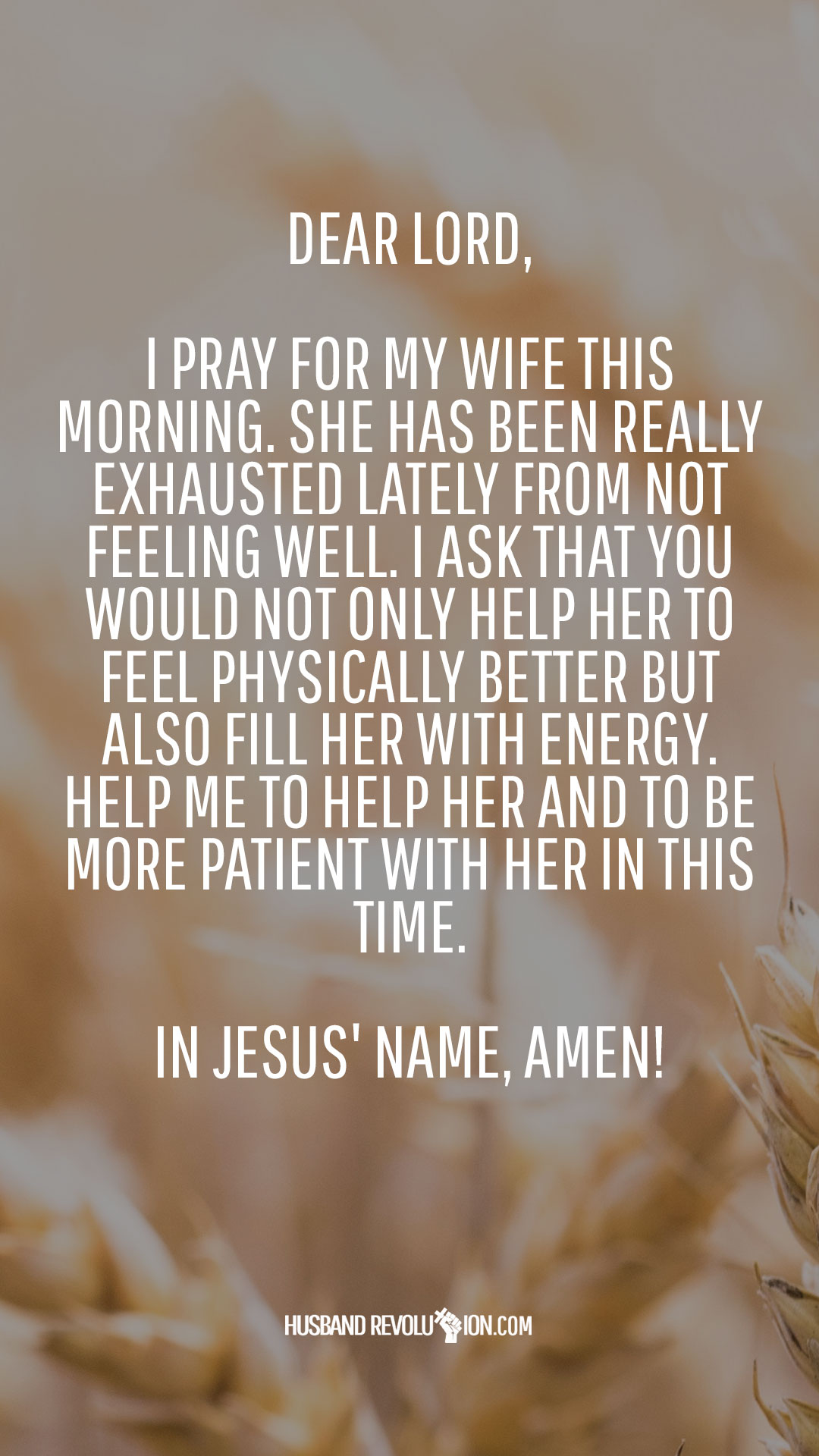 Marriage Prayer Give My Wife Energy And Strength-2069