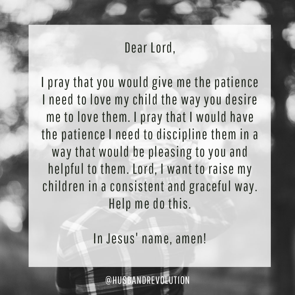 Prayer: Patience With Our Children